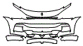 2025 Ferrari Purosangue Bumper Kit - PPF