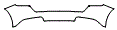 2025 Ferrari Purosangue Rear Bumper Kit - PPF