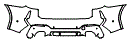 2024 BMW X3 Rear Bumper Kit - PPF