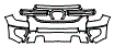 2025 Ford Ranger XLT Bumper Kit