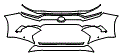 2024 Toyota Grand Highlander Hybrid Limited Bumper Kit - PPF
