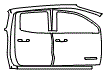 2026 GMC CANYON ELEVATION  Rear Fender and Door Kit