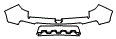 2024 Honda Passport EX-L Rear Bumper Kit - PPF
