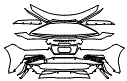2025 Chevrolet Corvette E-Ray Rear Bumper Kit - PPF
