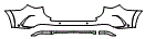 2026 MERCEDES BENZ GLC SUV AMG GLC 43  Rear Bumper Kit