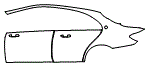 2023 Mercedes Benz E-Class Sedan AMG E63 S Final Edition Door and Rear Fender Kit - PPF