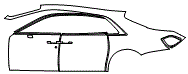 2024 Rolls Royce Ghost Ghost Extended Door and Rear Fender Kit - PPF