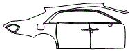 2024 Rolls Royce Ghost Door and Rear Fender Kit - PPF