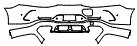 2023 Mercedes Benz AMG GT 4-door Coupe Rear Bumper Kit - PPF