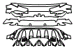 2023 Lamborghini Huracan Rear Bumper Kit - PPF