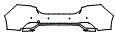 2020 Jaguar XE R-Dynamic Rear Bumper Kit - PPF