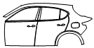 2019 Alfa Romeo Stelvio Door and Rear Fender Kit - PPF