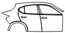 2020 Alfa Romeo Stelvio Door and Rear Fender Kit - PPF
