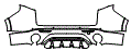 2020 Alfa Romeo Stelvio Rear Bumper Kit - PPF