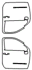 2022 GMC Sierra HD 3500 PRO Door Kit - PPF