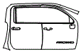 2025 GMC Sierra HD Door and A-Pillar Kit - PPF