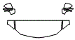 2025 Cadillac XT4 Luxury Hood, Fender and Mirror Kit