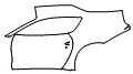 2022 Ferrari 812 Competizione Door and Rear Fender Kit - PPF
