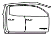 2024 GMC Canyon Rear Fender and Door Kit - PPF
