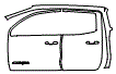 2024 GMC Canyon Rear Fender and Door Kit - PPF