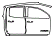 2024 GMC Canyon Rear Fender and Door Kit - PPF