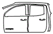 2024 GMC Canyon Rear Fender and Door Kit - PPF