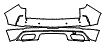 2025 Cadillac XT4 Rear Bumper Kit - PPF
