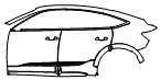 2024 Audi SQ8 e-tron Sportback Prestige Door and Rear Fender Kit - PPF