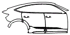 2024 Audi SQ8 e-tron Door and Rear Fender Kit - PPF