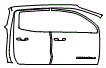 2026 GMC CANYON DENALI  Rear Fender and Door Kit