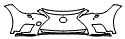 2021 Lexus LS  Base Bumper Kit - PPF