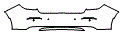 2024 Honda Civic  Touring Rear Bumper Kit - PPF