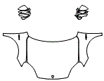 2024 Porsche Cayenne Full Hood, Fender and Mirror Kit - PPF