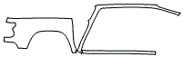 2023 Chevrolet Colorado Trail Boss Outer Bed Panel and A-Pillar Kit - PPF