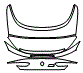 2021 BMW 8 Series Trunk Lid Kit - PPF