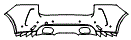 2024 Jaguar F-Pace Rear Bumper Kit - PPF