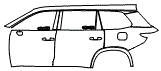 2024 Lexus TX 500h F Sport Performance Luxury Door and Rear Fender Kit - PPF