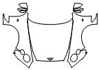 2021 Bentley Continental  Convertible Full Hood, Fender and Mirror Kit - PPF