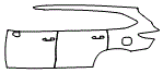 2020 Toyota Highlander Door and Rear Fender Kit - PPF