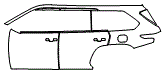 2025 Toyota Sequoia Door and Rear Fender Kit - PPF