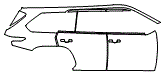 2023 Toyota Sequoia Door and Rear Fender Kit - PPF