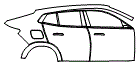 2024 BMW X2  M Sport Door and Rear Fender Kit - PPF