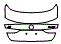 2025 BMW i4 xDrive40 M Sport Trunk Lid Kit - PPF