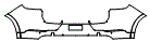 2026 PORSCHE CAYENNE COUPE BASE Rear Bumper Kit