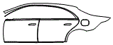 2024 Mercedes Benz S-Class Sedan  Luxury Line Door and Rear Fender Kit - PPF