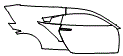 2023 Acura NSX Door and Rear Fender Kit - PPF