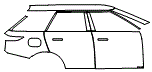 2025 Land Rover Range Rover Sport Door and Rear Fender Kit - PPF