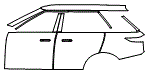 2024 Land Rover Range Rover Sport SV Edition One Door and Rear Fender Kit - PPF