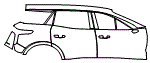 2025 Chevrolet Blazer EV Door and Rear Fender Kit - PPF