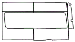 2019 Mercedes Benz Sprinter Left Body Side Kit - PPF